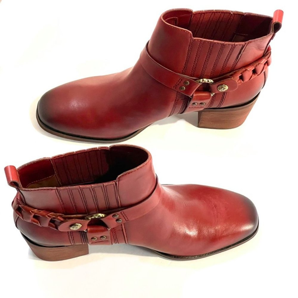 Sam Edelman Dalma Leather Boots, 9.5, NEW